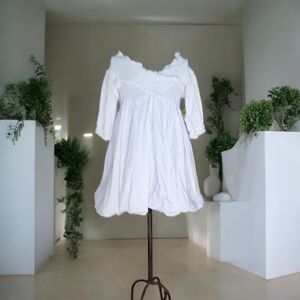 Elegant White Kids Dress